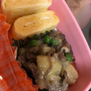 白ネギと板こんにゃくで肉じゃが